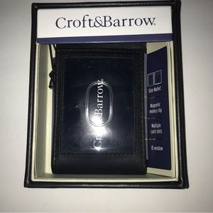 CROFT & Barrow black wallet